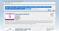 Desktop Screenshot of kropsbehandlere.dk